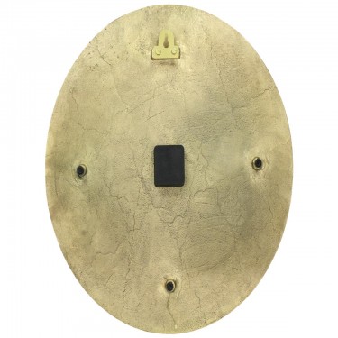 Ρολόι Τοίχου ArteLibre Χρυσό Μέταλλο 50x3x50cm