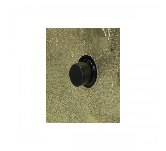 Ρολόι Τοίχου ArteLibre Χρυσό Μέταλλο 60x3x60cm