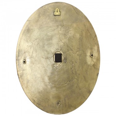 Ρολόι Τοίχου ArteLibre Χρυσό Μέταλλο 75x3x75cm