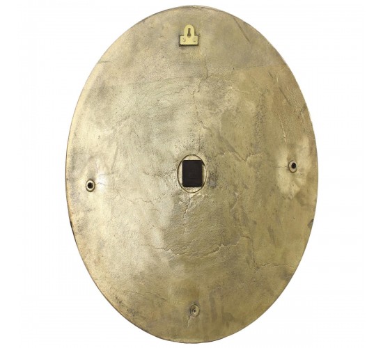 Ρολόι Τοίχου ArteLibre Χρυσό Μέταλλο 75x3x75cm