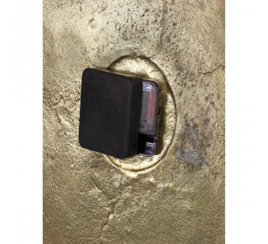 Ρολόι Τοίχου ArteLibre Χρυσό Μέταλλο 75x3x75cm