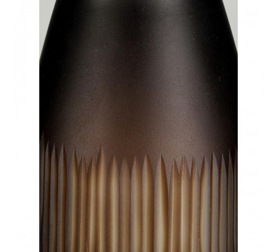 Βάζο ArteLibre Καφέ Γυαλί 14x14x43cm