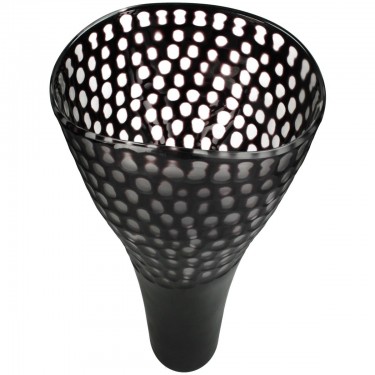 Βάζο ArteLibre Μαύρο Γυαλί 33x26x38cm