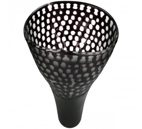 Βάζο ArteLibre Μαύρο Γυαλί 33x26x38cm