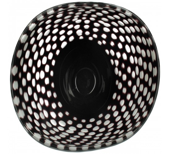 Βάζο ArteLibre Μαύρο Γυαλί 33x26x38cm