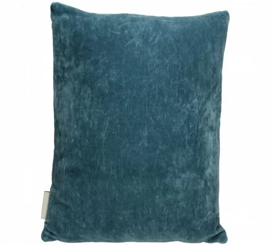 Μαξιλάρι Vintage Μπλε Βελούδο 45x45cm Μαξιλάρι Vintage Μπλε Βελούδο 45x45cm