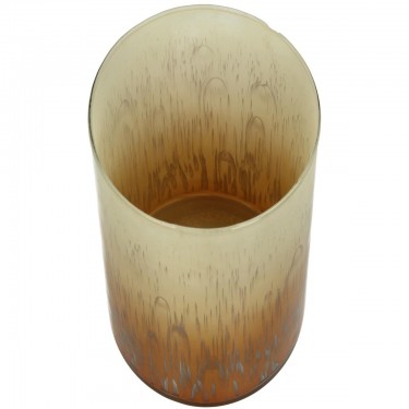 Κηροπήγιο ArteLibre Πορτοκαλί Γυαλί 15x15x16cm