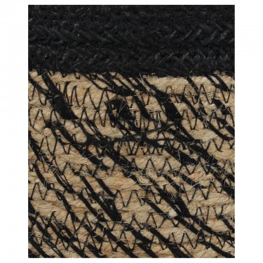 Κασπώ ArteLibre Μαύρο Γιούτα 25x25x15cm Σετ 3Τμχ