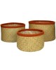 Κασπώ Φυσικό Seagrass 27x27x17cm Σετ 3Τμχ Κασπώ Φυσικό Seagrass 27x27x17cm Σετ 3Τμχ