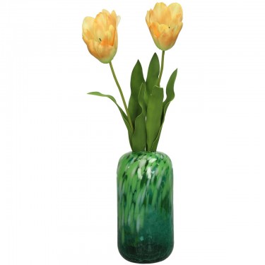 Βάζο ArteLibre Πράσινο Γυαλί 16.5x16.5x23cm