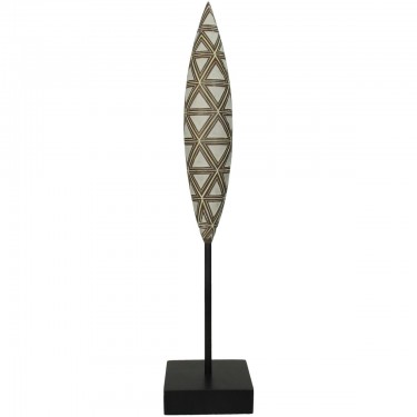 Διακοσμητικό ArteLibre Tribal Καφέ Polyresin 10X10X45cm