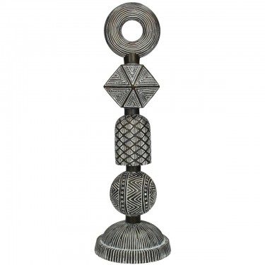 Διακοσμητικό ArteLibre Tribal Καφέ Polyresin 13X13X41cm