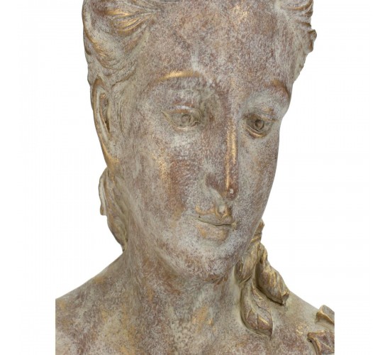 Κασπώ ArteLibre Γυναίκα Χρυσό Τσιμέντο 24x16.5x29.5cm