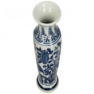 Βάζο ArteLibre Μπλε Πορσελάνη 7x7x15.5cm