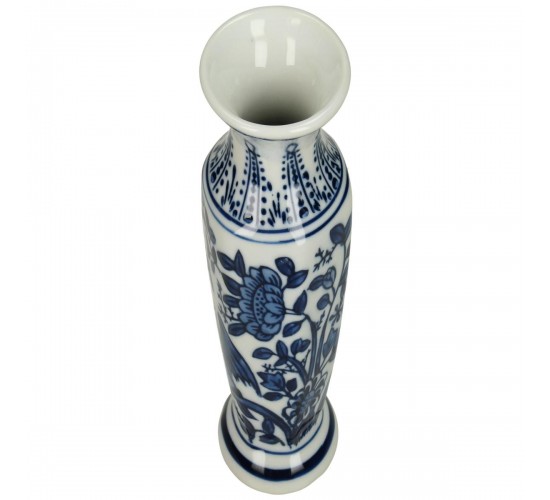 Βάζο ArteLibre Μπλε Πορσελάνη 7x7x15.5cm