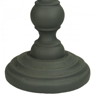 Κηροπήγιο ArteLibre Γκρι Polyresin 12.5x12.5x48cm