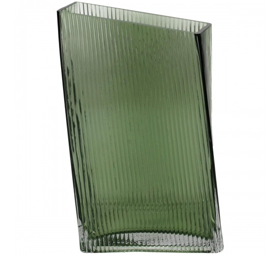 Βάζο ArteLibre Πράσινο Γυαλί 14x9x25cm