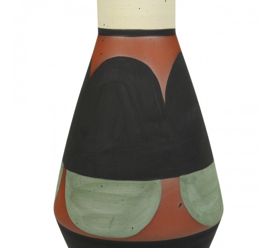 Βάζο Πολύχρωμο Τερακότα 11x11x25.3cm