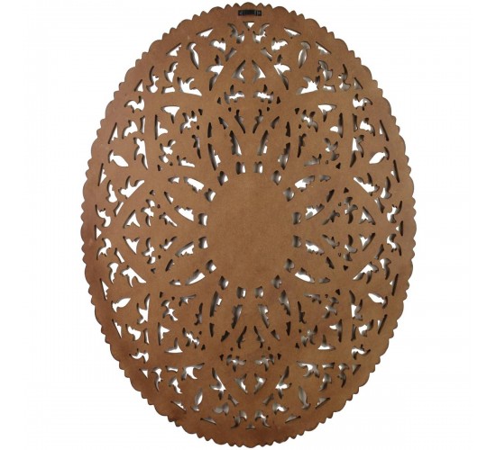 Διακοσμητικό Τοίχου ArteLibre Καφέ MDF 90x2x90cm