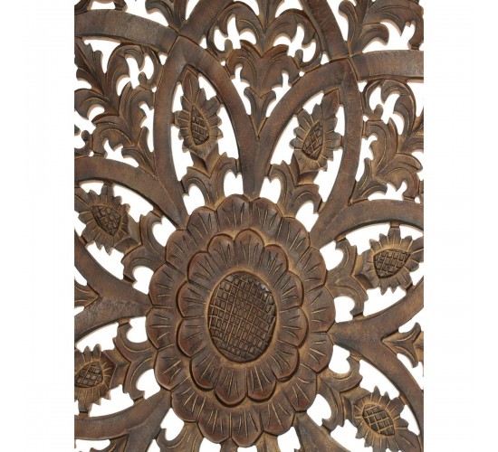 Διακοσμητικό Τοίχου ArteLibre Καφέ MDF 90x2x90cm