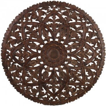 Διακοσμητικό Τοίχου ArteLibre Καφέ MDF 90x2x90cm