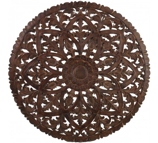 Διακοσμητικό Τοίχου ArteLibre Καφέ MDF 90x2x90cm