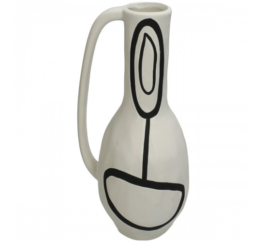 Βάζο Λευκό Δολομίτης 18.5x15.2x27cm Βάζο Λευκό Δολομίτης 18.5x15.2x27cm