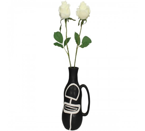 Βάζο ArteLibre Μαύρο Δολομίτης 17.8x12.8x28cm