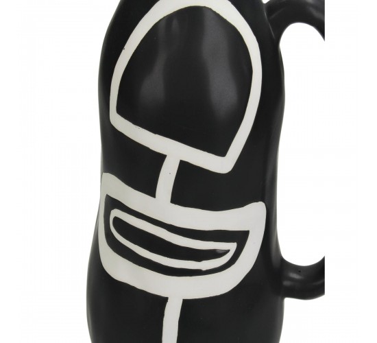 Βάζο ArteLibre Μαύρο Δολομίτης 17.8x12.8x28cm