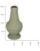 Κηροπήγιο Χάντρες Μπεζ Polyresin 10.8x10.8x19.3cm Κηροπήγιο Χάντρες Μπεζ Polyresin 10.8x10.8x19.3cm