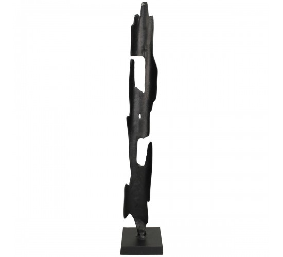 Διακοσμητικό ArteLibre Μαύρο Αλουμίνιο 13x12x67cm