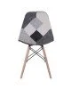 Καρέκλα CORYLOUS Patchwork Ύφασμα/Ξύλο 51x46x82cm Καρέκλα CORYLOUS Patchwork Ύφασμα/Ξύλο 51x46x82cm