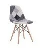 Καρέκλα CORYLOUS Patchwork Ύφασμα/Ξύλο 51x46x82cm Καρέκλα CORYLOUS Patchwork Ύφασμα/Ξύλο 51x46x82cm