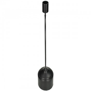 Κηροπήγιο ArteLibre Μαύρο Μέταλλο 13x8.5x36cm