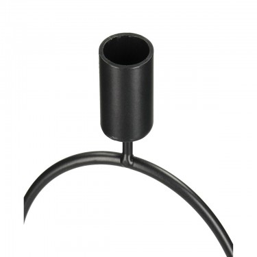 Κηροπήγιο ArteLibre Μαύρο Μέταλλο 13x8.5x36cm