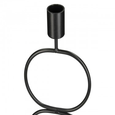 Κηροπήγιο ArteLibre Μαύρο Μέταλλο 10.5x8.2x39.2cm