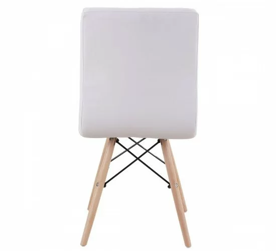 Καρέκλα CUPPLESSUS Λευκό PU 43x55x86cm Καρέκλα CUPPLESSUS Λευκό PU 43x55x86cm