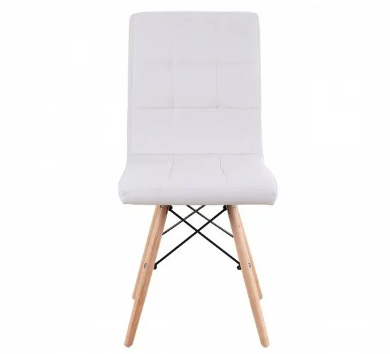 Καρέκλα CUPPLESSUS Λευκό PU 43x55x86cm Καρέκλα CUPPLESSUS Λευκό PU 43x55x86cm