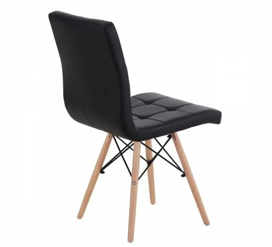 Καρέκλα CUPPLESSUS Μαύρο PU 43x55x86cm Καρέκλα CUPPLESSUS Μαύρο PU 43x55x86cm
