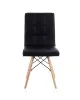 Καρέκλα CUPPLESSUS Μαύρο PU 43x55x86cm Καρέκλα CUPPLESSUS Μαύρο PU 43x55x86cm