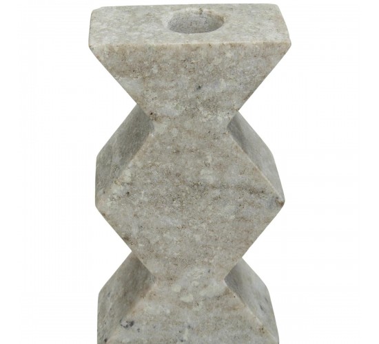 Κηροπήγιο Μπεζ Μάρμαρο 8x4x15.5cm Κηροπήγιο Μπεζ Μάρμαρο 8x4x15.5cm