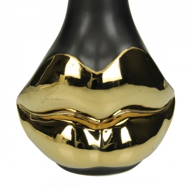 Βάζο ArteLibre Μαύρο Κεραμικό 15.5x10x17.5cm