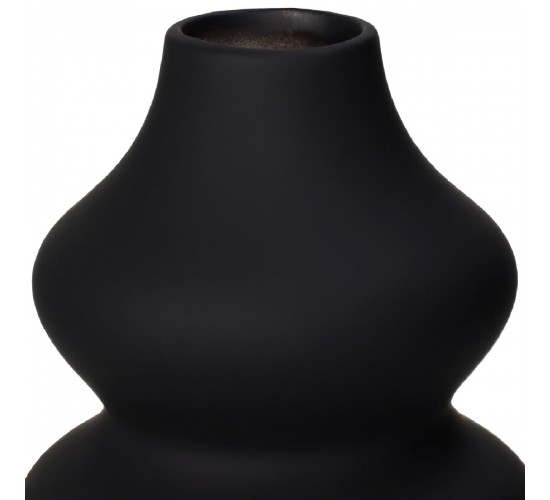 Βάζο ArteLibre Μαύρο Δολομίτης 15x15x20cm