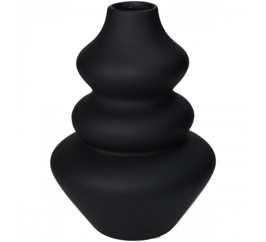 Βάζο ArteLibre Μαύρο Δολομίτης 15x15x20cm