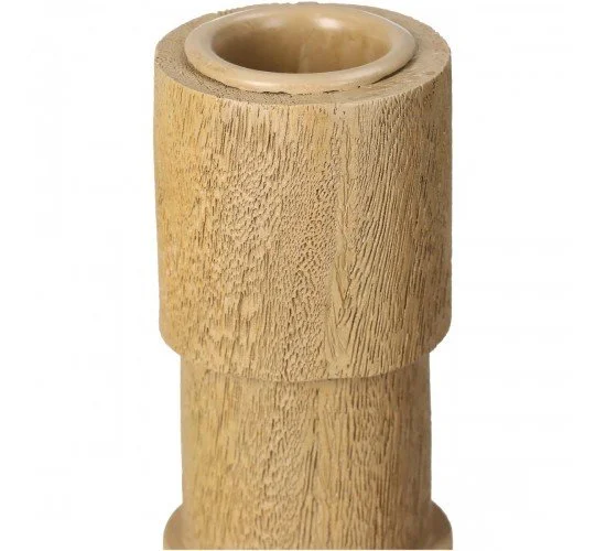 Κηροπήγιο Φυσικό Polyresin 7x7x23cm Κηροπήγιο Φυσικό Polyresin 7x7x23cm