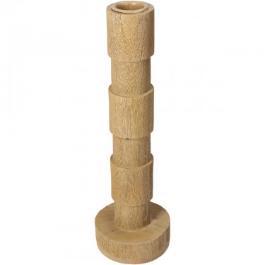 Κηροπήγιο ArteLibre Φυσικό Polyresin 7x7x23cm