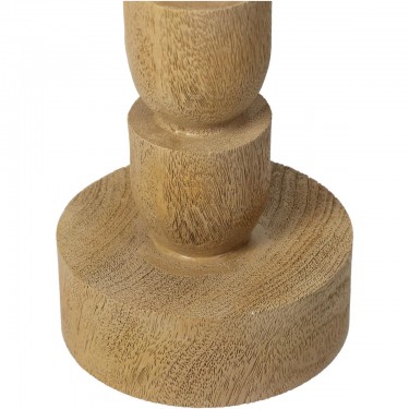 Κηροπήγιο ArteLibre Φυσικό Polyresin 8x8x30cm