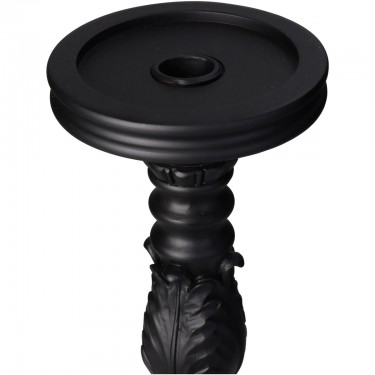 Κηροπήγιο ArteLibre Μαύρο Polyresin 11.7x11.7x35.9cm