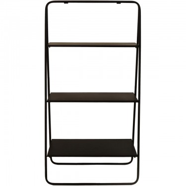 Ραφιέρα ArteLibre Μαύρο Μέταλλο 57x37x110cm