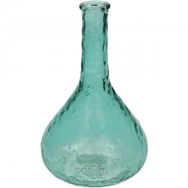 Βάζο ArteLibre Πετρόλ Ανακυκλωμένο Γυαλί 12.7x12.7x20.3cm